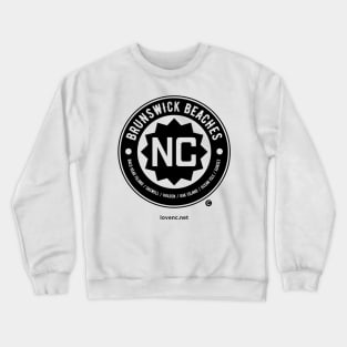 Love NC Brunswick Beaches (Front) Crewneck Sweatshirt